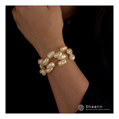 Multistring Pearl Bracelet