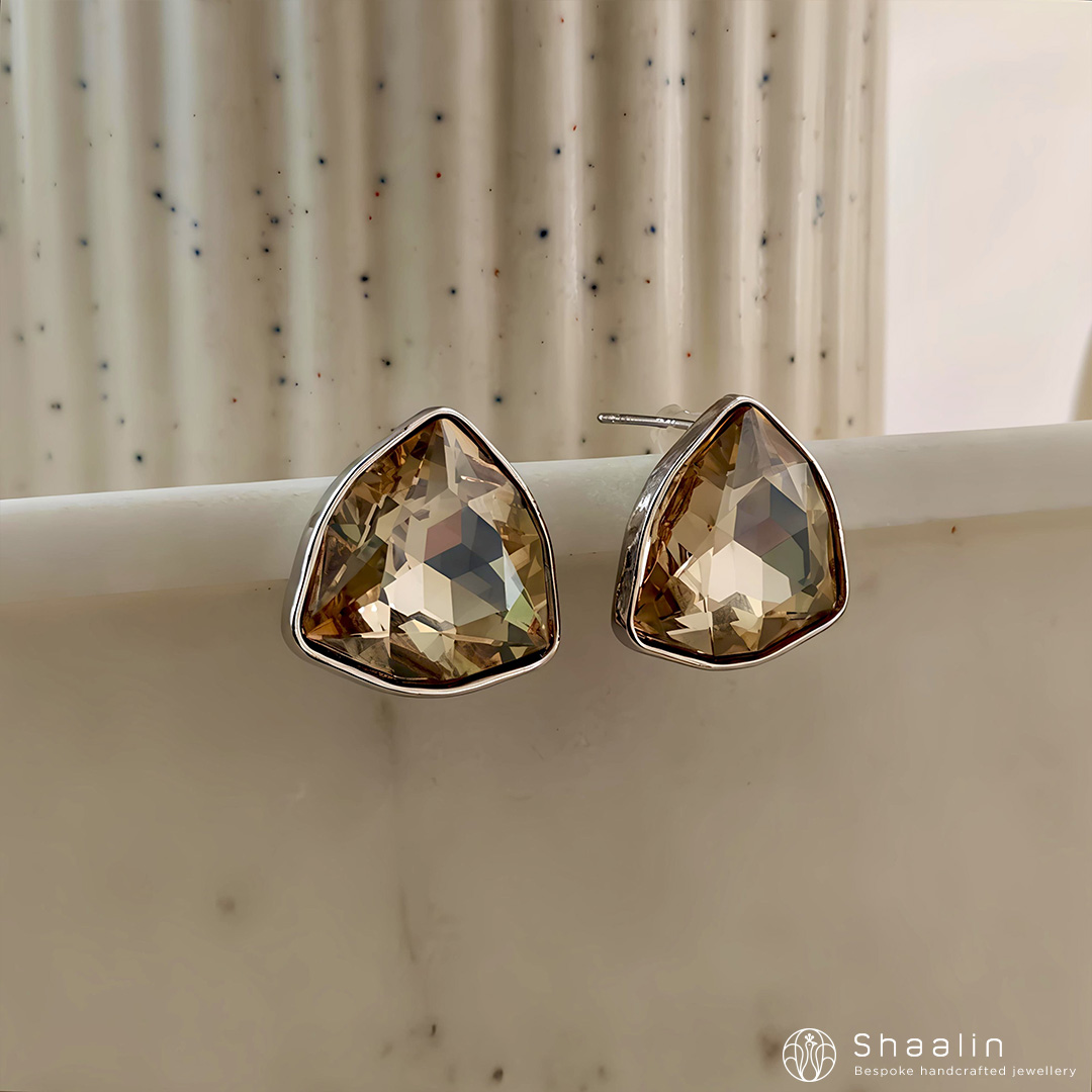 Triangular Crystal Studs Triangular Crystal Studs