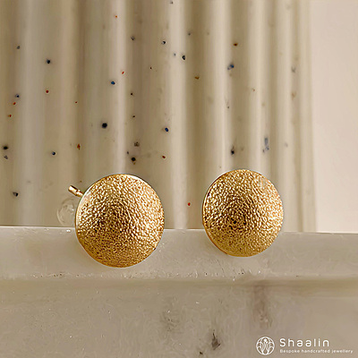 Hammered Gold Studs Hammered Gold Studs