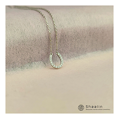 U Shape Sterling Silver Elegant Chain